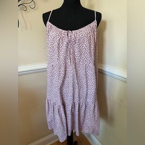 Old Navy Women's Purple Floral Cami Dress with pockets Size L